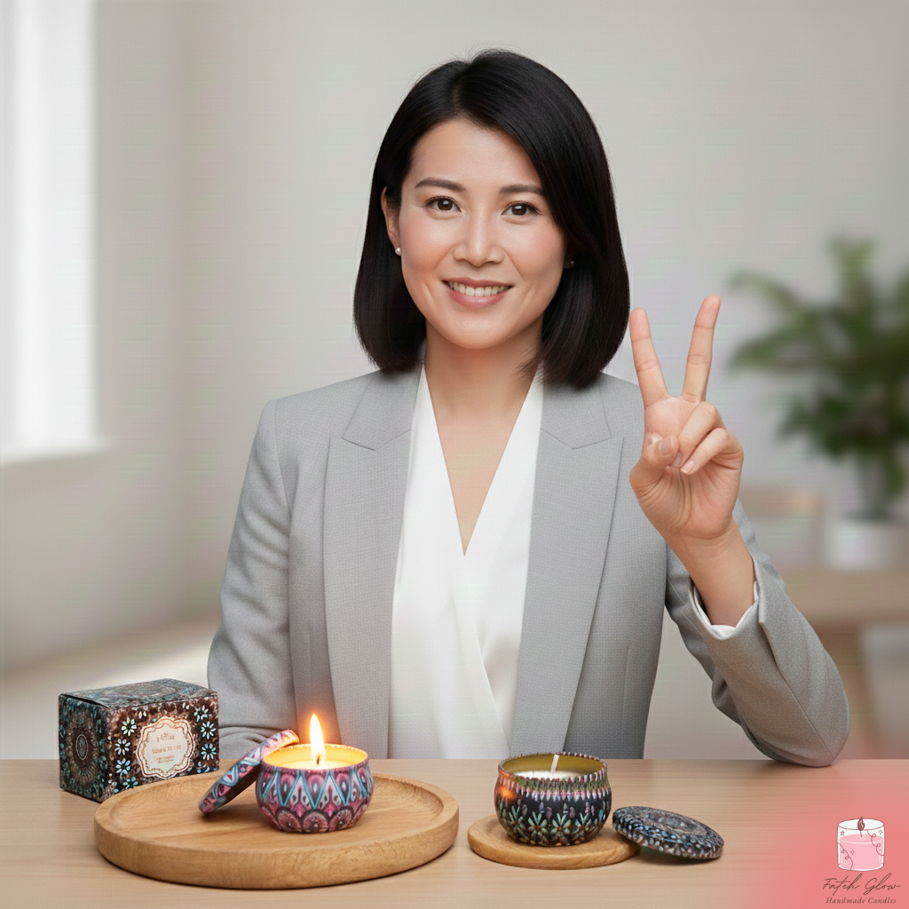 Fateh Glow Vintage Scented Candle Jar